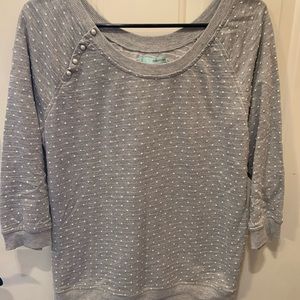 Maurices Ladies Large long sleeved shirt